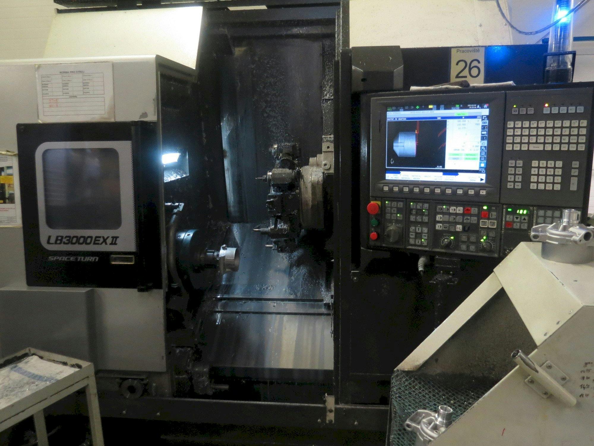 Okuma LB3000 EX II Mašinos vaizdas iš priekio