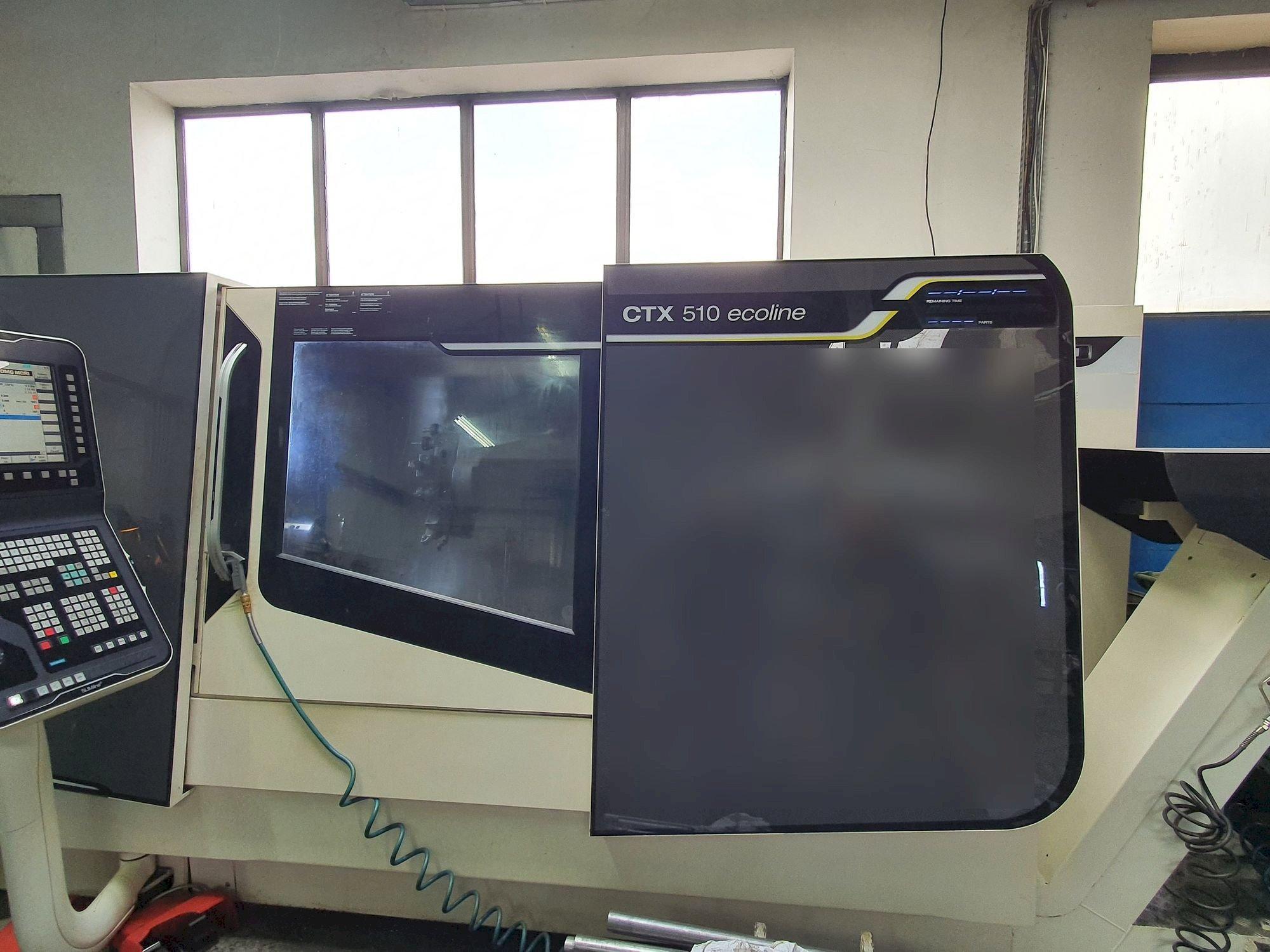 DMG MORI CTX 510 V3 Ecoline Mašinos vaizdas iš priekio