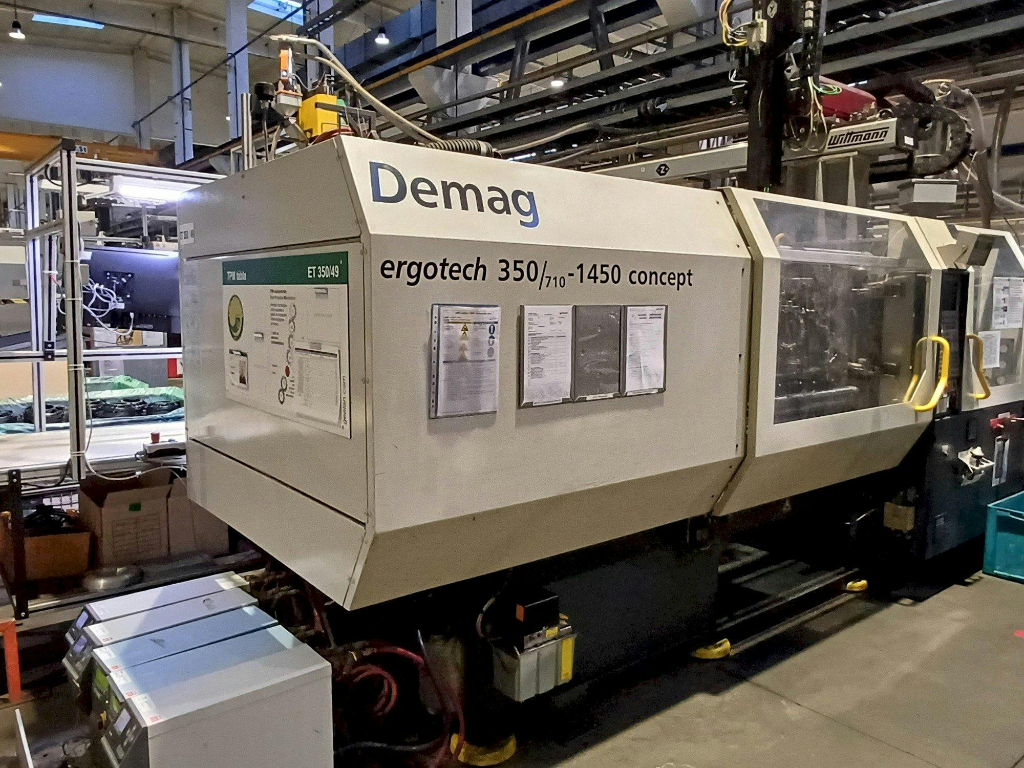 SUMITOMO SHI DEMAG Ergotech 350 Concept Mašinos vaizdas iš priekio