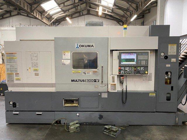 Okuma MULTUS B300-W Mašinos vaizdas iš priekio