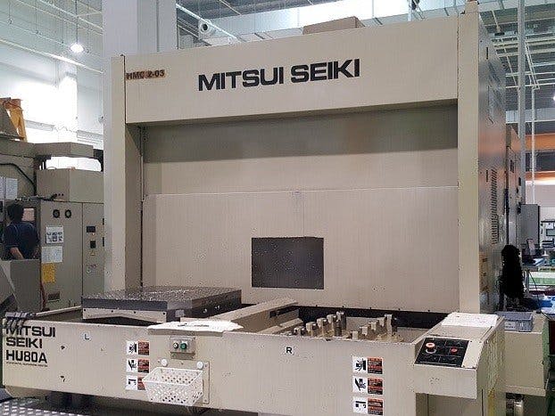 Mitsui Seiki HU80A Mašinos vaizdas iš priekio