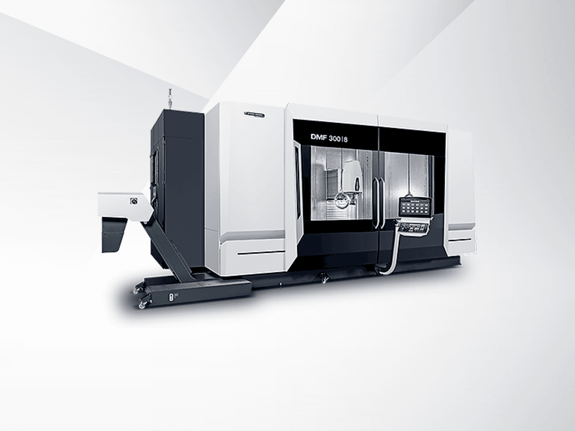 DMG MORI DMF 300-8 Mašinos vaizdas iš priekio