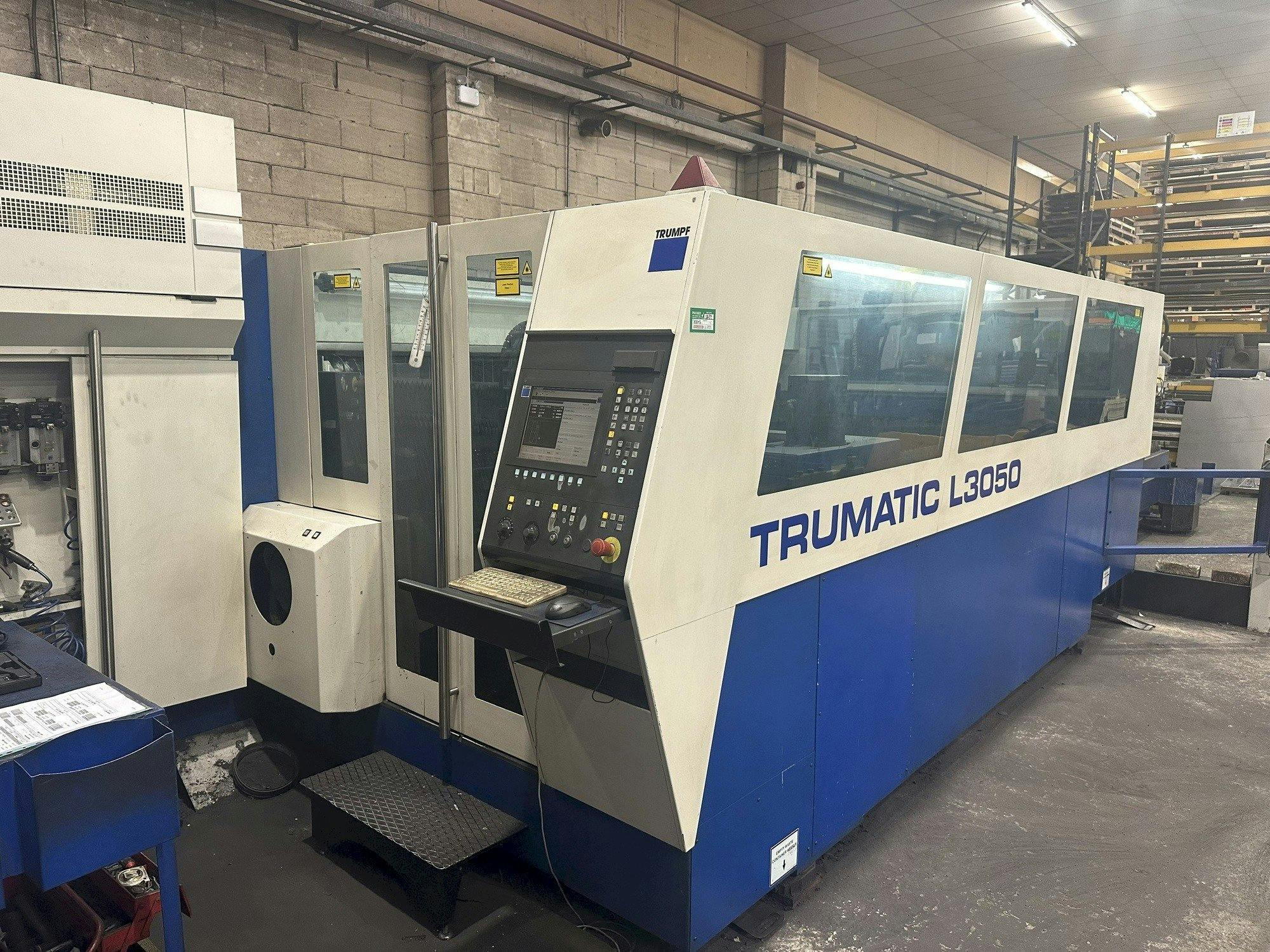 Trumpf Trumatic L3050 Mašinos vaizdas iš priekio