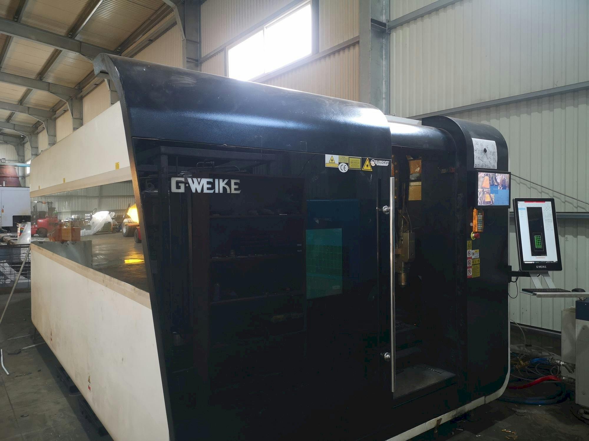 GWEIKE LF 3015 GA CNC Mašinos vaizdas iš priekio