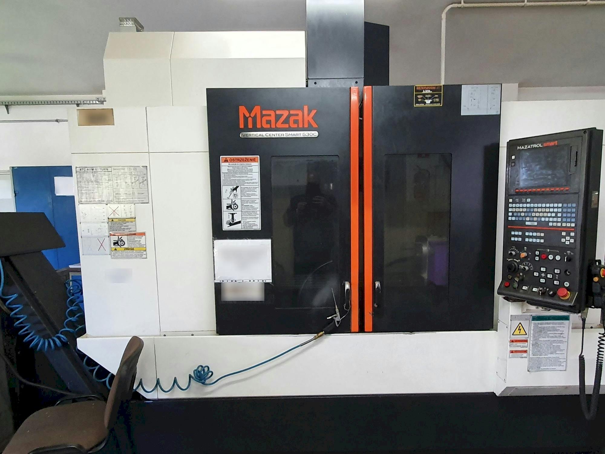 Mazak Smart 530C Mašinos vaizdas iš priekio