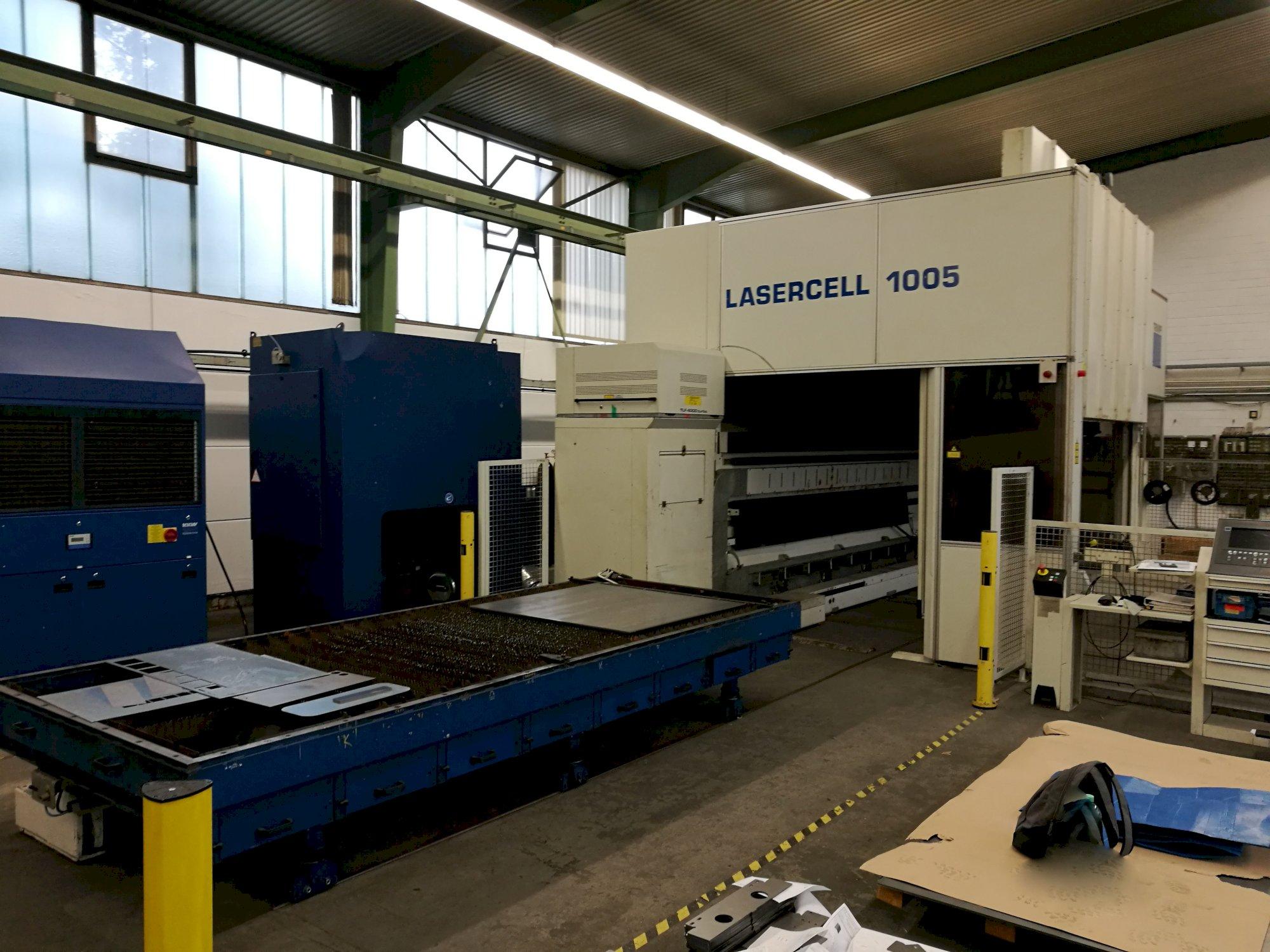 Trumpf Lasercell TLC 1005 Mašinos kairės pusės vaizdas