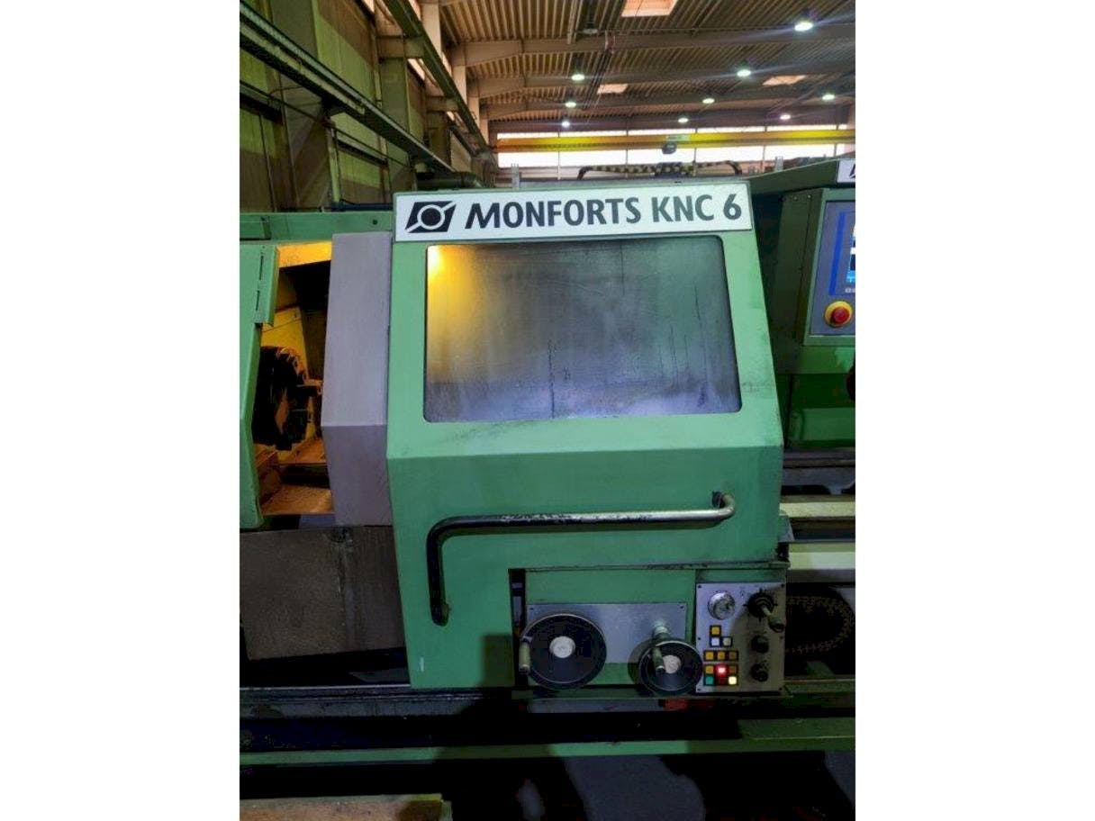 Monforts KNC6 x 2000 Mašinos vaizdas iš priekio