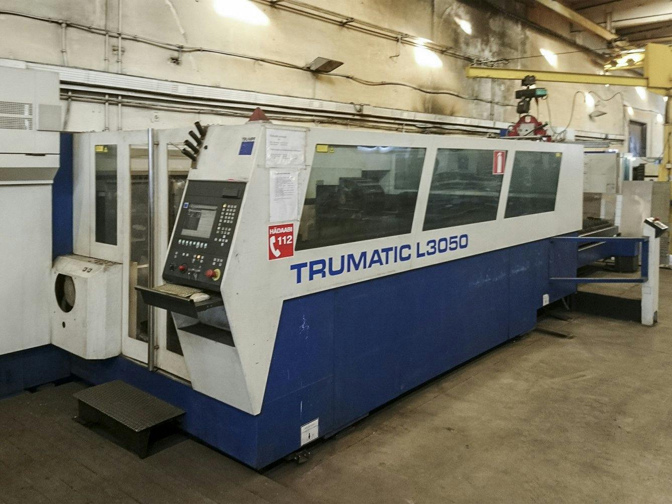 Trumpf Trumatic L3050 Mašinos kairės pusės vaizdas